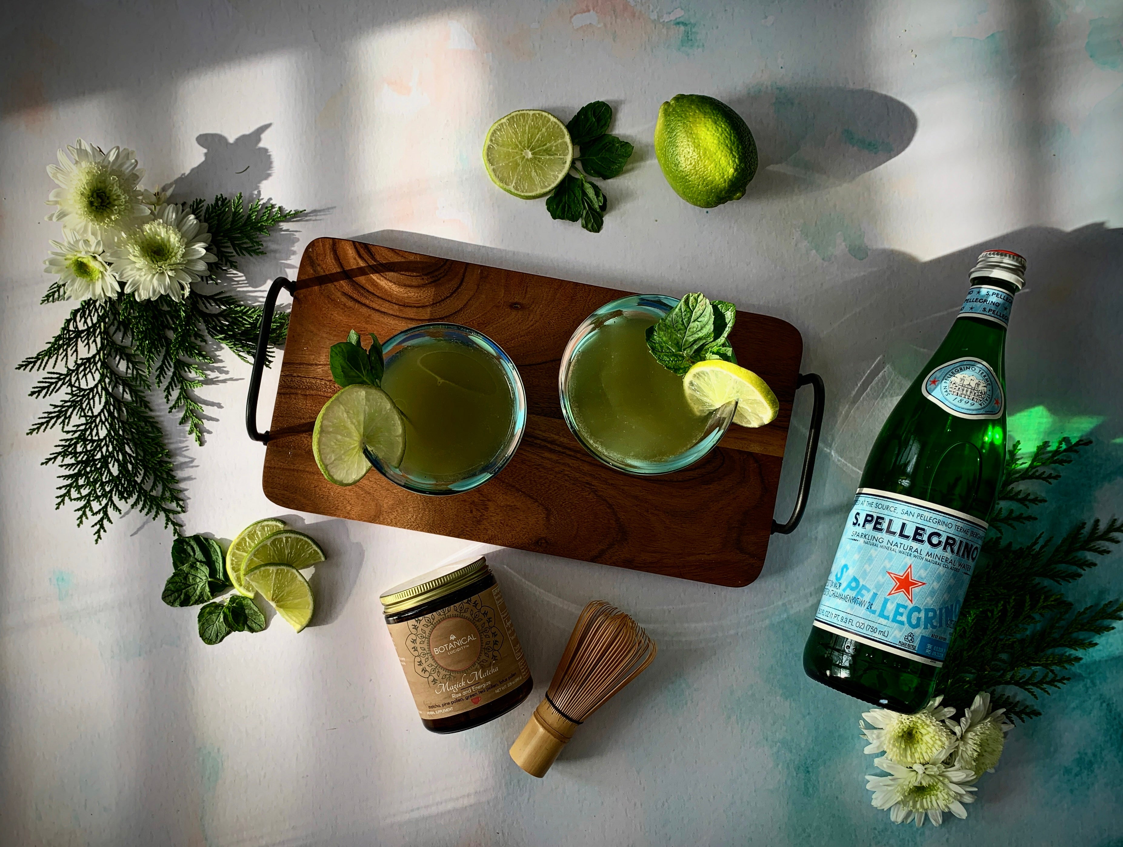 Magick Matcha Infused Mint Mojito Mocktail Recipe