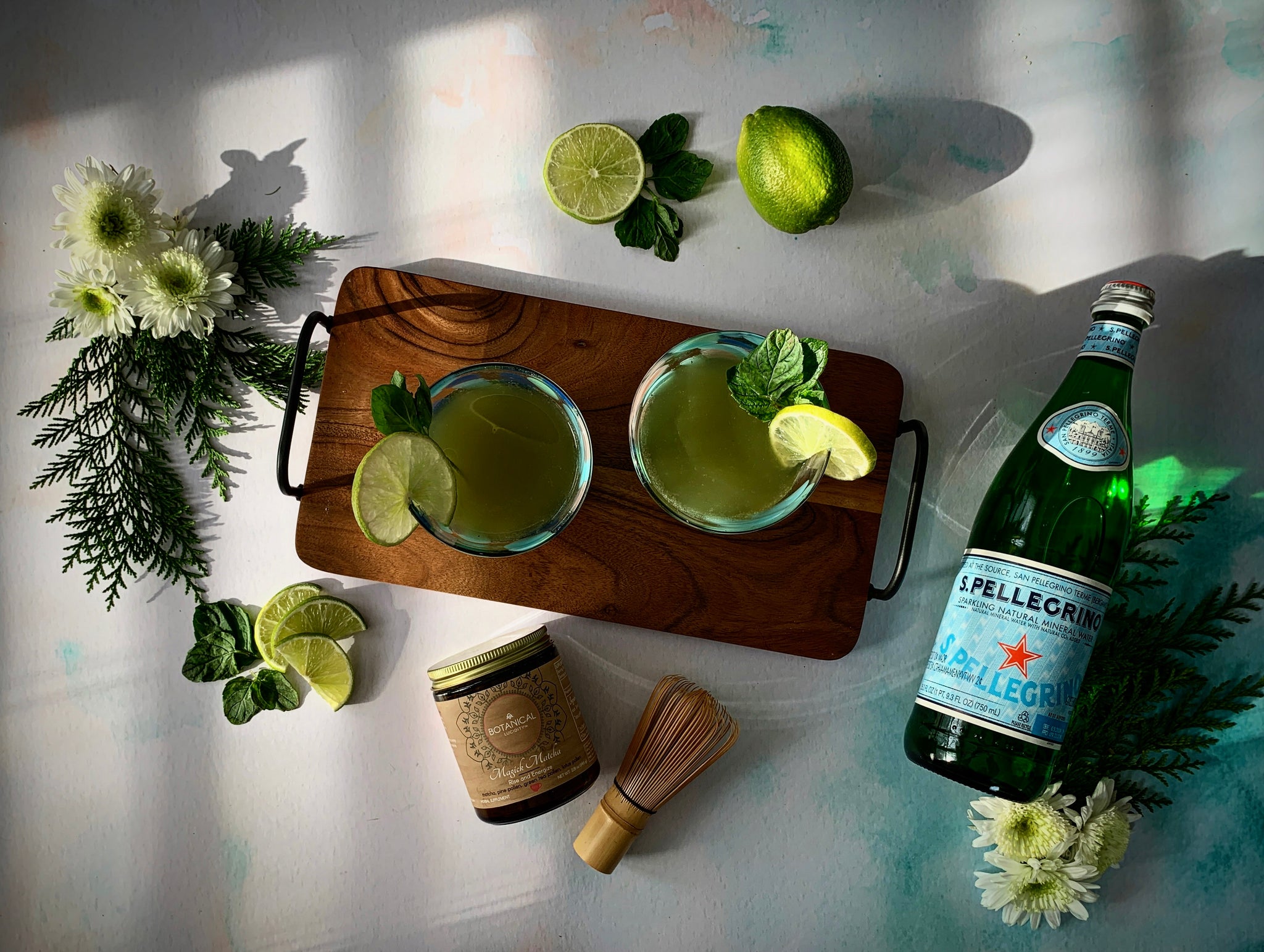 Magick Matcha Infused Mint Mojito Mocktail Recipe