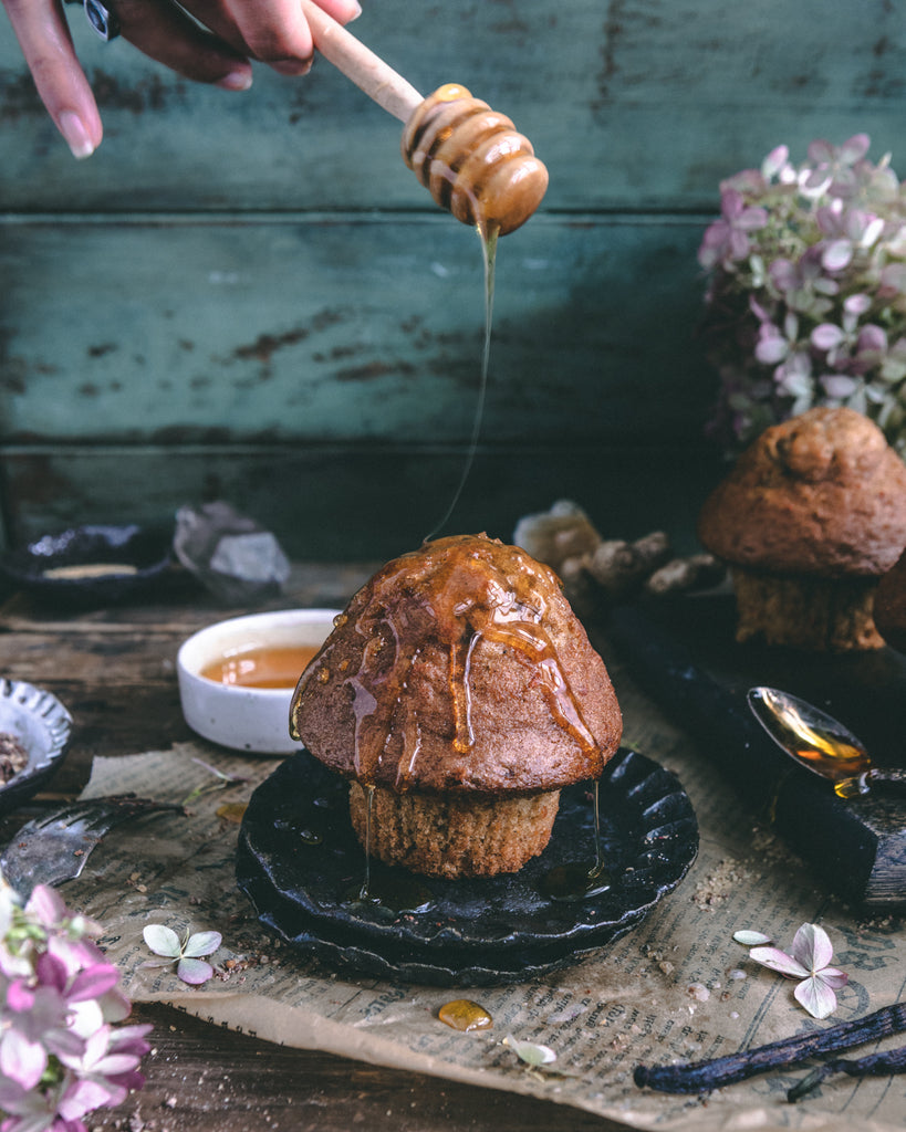 Carrot Ginger Chai Muffins