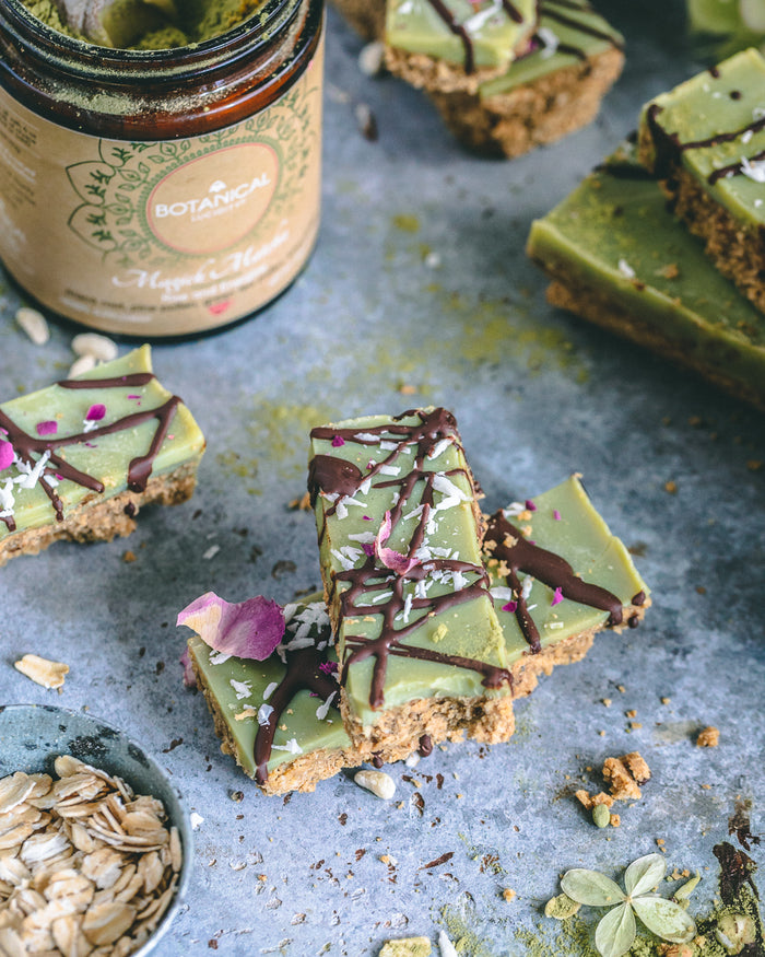 Vegan Matcha Protein Bars